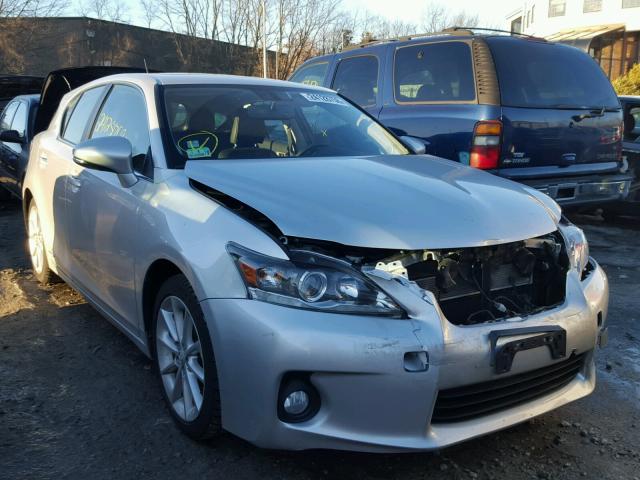 JTHKD5BH6D2144108 - 2013 LEXUS CT 200 SILVER photo 1