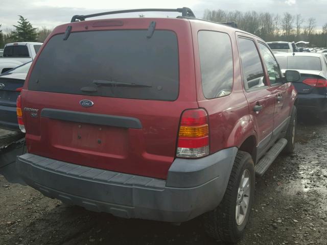 1FMYU93115KA41194 - 2005 FORD ESCAPE XLT RED photo 4