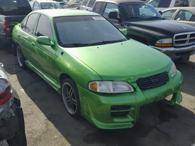 3N1CB51D71L455473 - 2001 NISSAN SENTRA XE GREEN photo 1