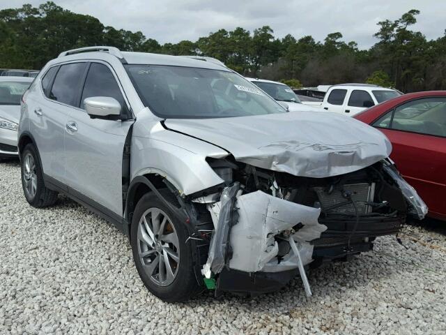 5N1AT2MT0FC790222 - 2015 NISSAN ROGUE S SILVER photo 1