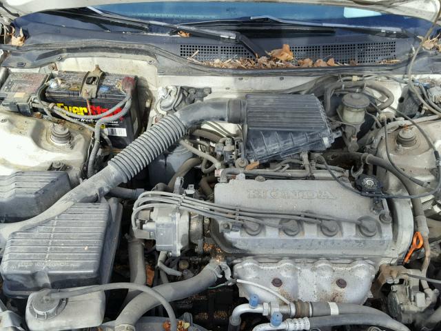 1HGEJ6673XL055952 - 1999 HONDA CIVIC LX WHITE photo 7