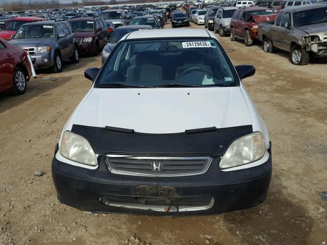 1HGEJ6673XL055952 - 1999 HONDA CIVIC LX WHITE photo 9