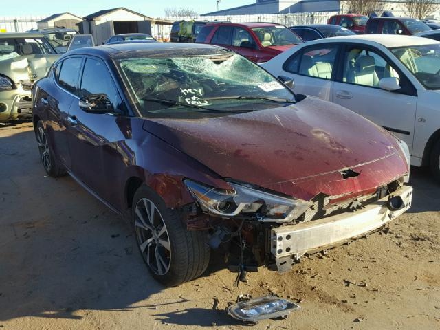 1N4AA6AP8GC386486 - 2016 NISSAN MAXIMA 3.5 MAROON photo 1