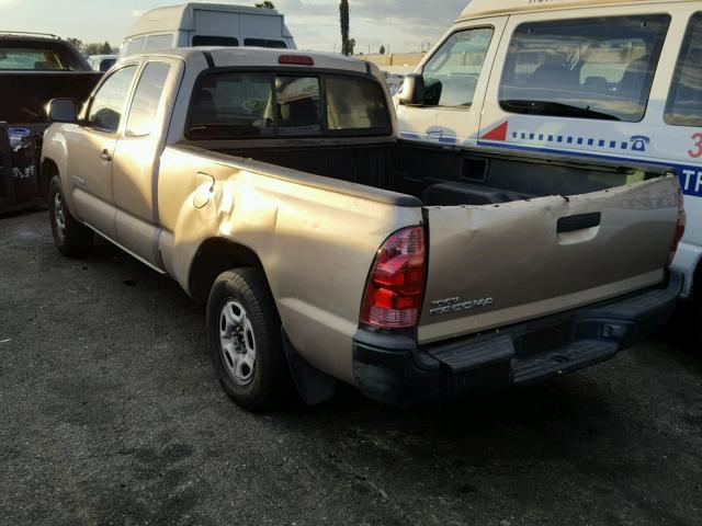 5TETX22N57Z338808 - 2007 TOYOTA TACOMA ACC BEIGE photo 3