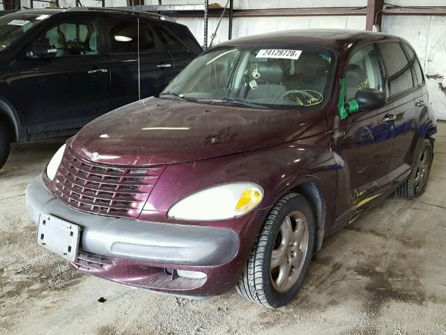 3C8FY4BB31T500682 - 2001 CHRYSLER PT CRUISER PURPLE photo 2