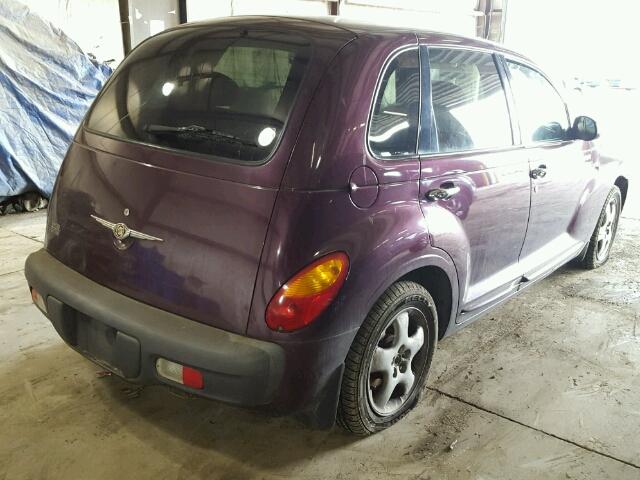 3C8FY4BB31T500682 - 2001 CHRYSLER PT CRUISER PURPLE photo 4