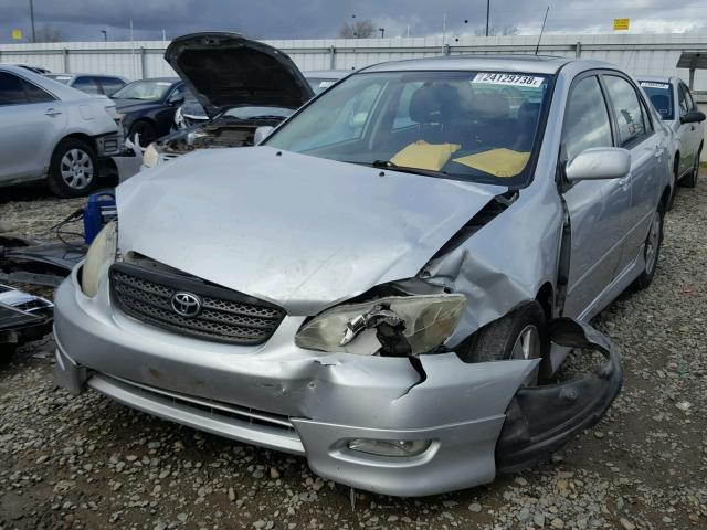 1NXBR32E87Z769871 - 2007 TOYOTA COROLLA CE SILVER photo 2