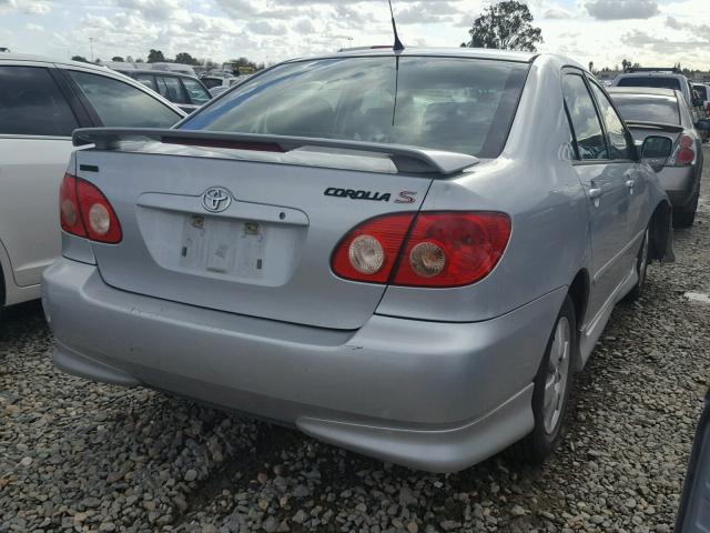 1NXBR32E87Z769871 - 2007 TOYOTA COROLLA CE SILVER photo 4