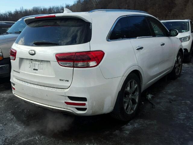 5XYPKDA50GG074159 - 2016 KIA SORENTO SX WHITE photo 4