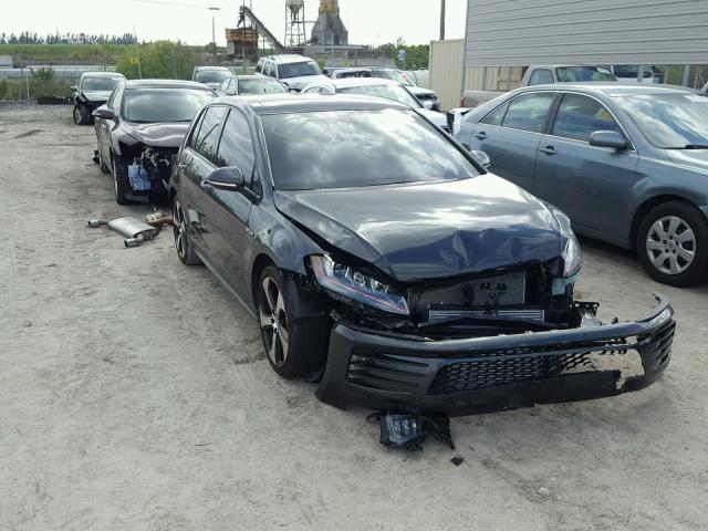 3VW447AU8GM063366 - 2016 VOLKSWAGEN GTI S/SE GRAY photo 1