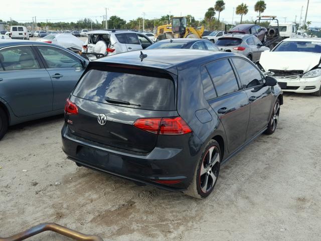 3VW447AU8GM063366 - 2016 VOLKSWAGEN GTI S/SE GRAY photo 4