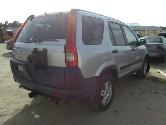 JHLRD78882C031466 - 2002 HONDA CR-V EX SILVER photo 4