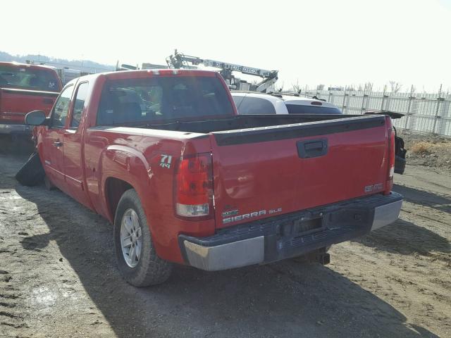 1GTSKVE32AZ184664 - 2010 GMC SIERRA K15 RED photo 3