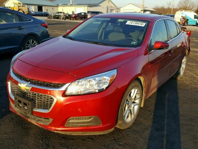 1G11C5SL2EF112120 - 2014 CHEVROLET MALIBU 1LT RED photo 2