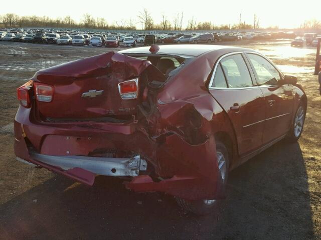 1G11C5SL2EF112120 - 2014 CHEVROLET MALIBU 1LT RED photo 4