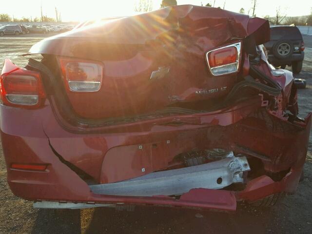 1G11C5SL2EF112120 - 2014 CHEVROLET MALIBU 1LT RED photo 9