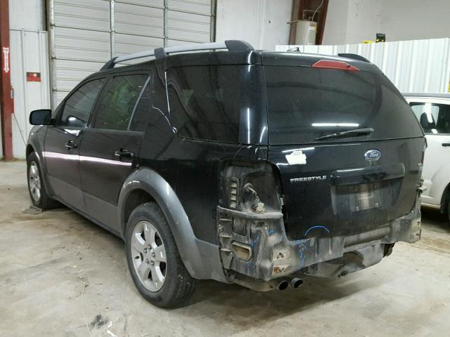 1FMDK02127GA29000 - 2007 FORD FREESTYLE BLACK photo 3