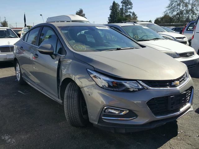 1G1BE5SM8H7180962 - 2017 CHEVROLET CRUZE LT SILVER photo 1