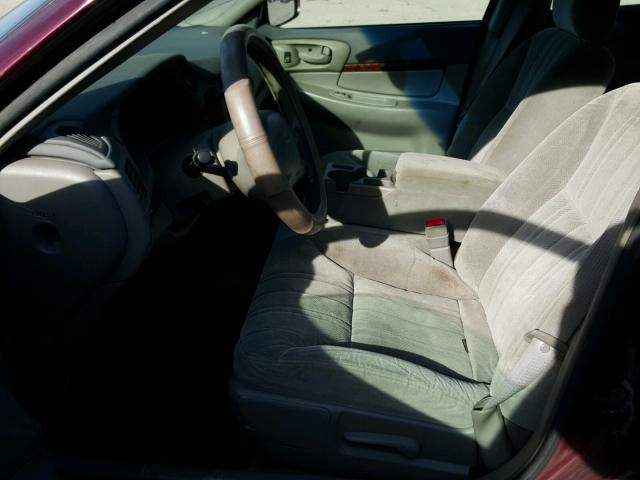 2G1WF52E719254612 - 2001 CHEVROLET IMPALA 勃艮第红 照片 5