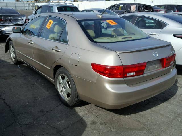 JHMCN36465C001877 - 2005 HONDA ACCORD HYB GOLD photo 3