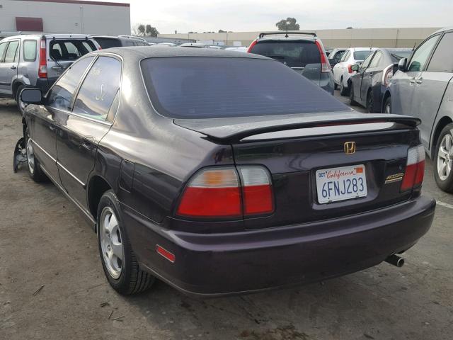 1HGCD5600VA266482 - 1997 HONDA ACCORD SE PURPLE photo 3