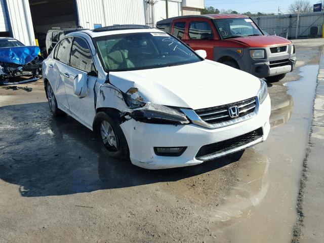 1HGCR3F83FA009345 - 2015 HONDA ACCORD EXL WHITE photo 1