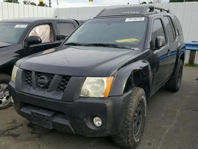 5N1AN08U28C522843 - 2008 NISSAN XTERRA OFF BLACK photo 2