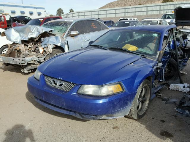 1FAFP40604F226680 - 2004 FORD MUSTANG BLUE photo 2