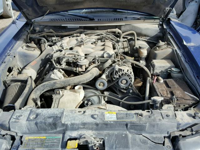 1FAFP40604F226680 - 2004 FORD MUSTANG BLUE photo 7