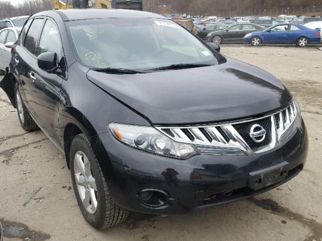 JN8AZ1MWXAW100821 - 2010 NISSAN MURANO S BLACK photo 1