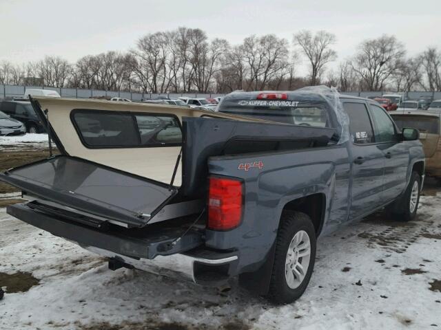 3GCUKREC9EG415551 - 2014 CHEVROLET SILVERADO GRAY photo 4