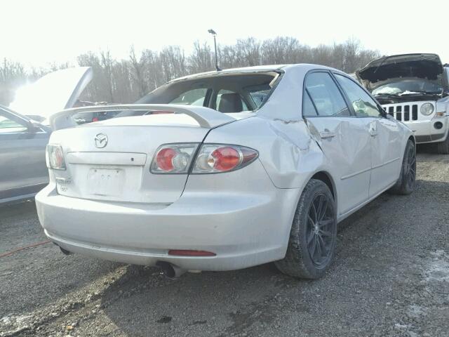 1YVFP80C665M45766 - 2006 MAZDA 6 I SILVER photo 4