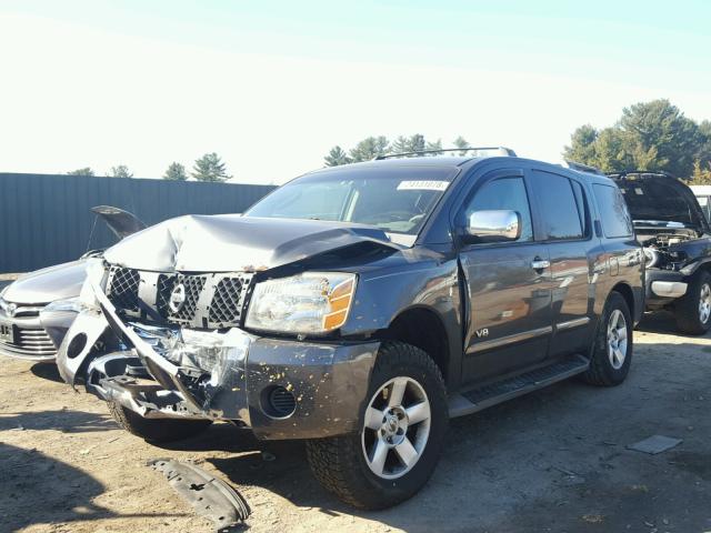 5N1BA08A87N705348 - 2007 NISSAN ARMADA SE CHARCOAL photo 2