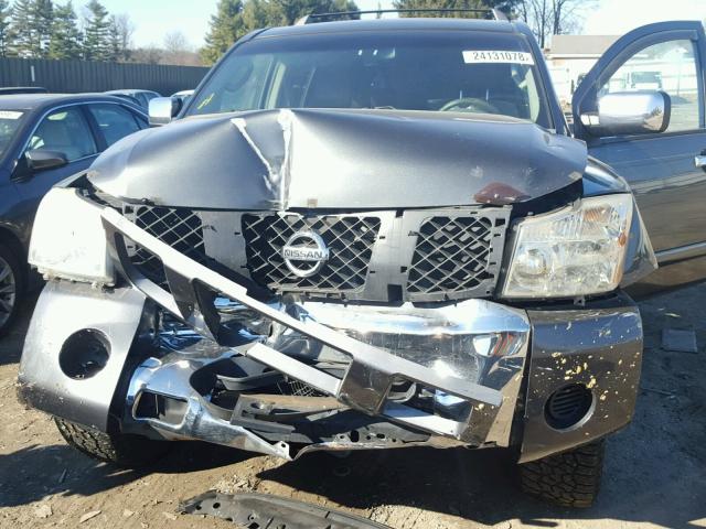 5N1BA08A87N705348 - 2007 NISSAN ARMADA SE CHARCOAL photo 7