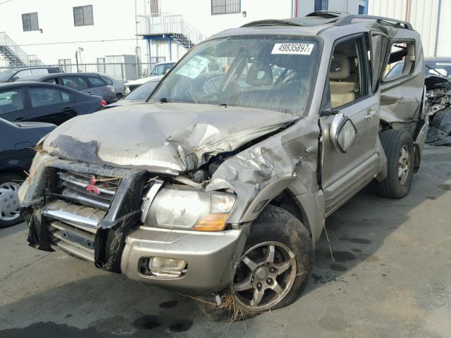 JA4MW51RX1J004248 - 2001 MITSUBISHI MONTERO LI BROWN photo 2