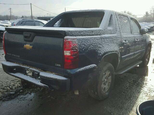 3GNFK12367G179370 - 2007 CHEVROLET AVALANCHE BLUE photo 4