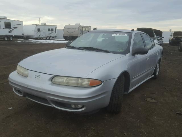 1G3NL52E24C121944 - 2004 OLDSMOBILE ALERO GL GRAY photo 2