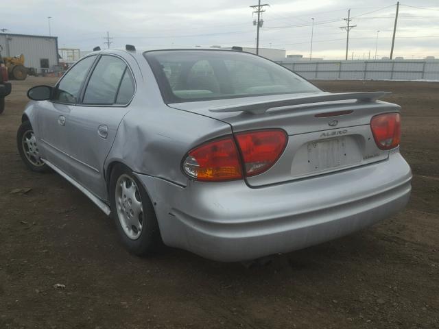 1G3NL52E24C121944 - 2004 OLDSMOBILE ALERO GL GRAY photo 3