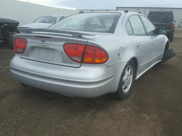 1G3NL52E24C121944 - 2004 OLDSMOBILE ALERO GL GRAY photo 4