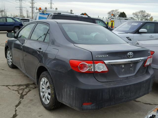 2T1BU4EE8CC781028 - 2012 TOYOTA COROLLA BA GRAY photo 3