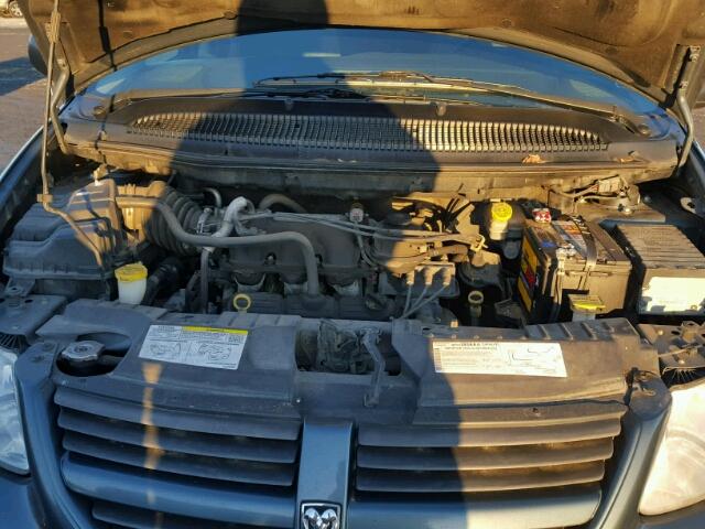 1D4GP24R76B562265 - 2006 DODGE GRAND CARA GREEN photo 7