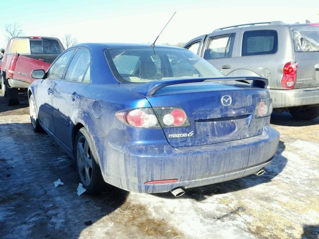 1YVHP80C965M65194 - 2006 MAZDA 6 I BLUE photo 3