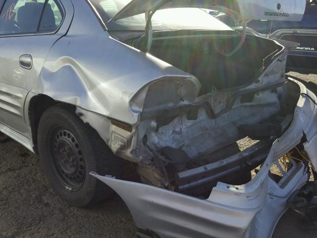 1G2NF52F02C132782 - 2002 PONTIAC GRAND AM S SILVER photo 9