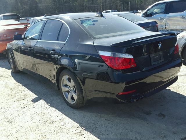 WBANA53585B864388 - 2005 BMW 525 I BLACK photo 3