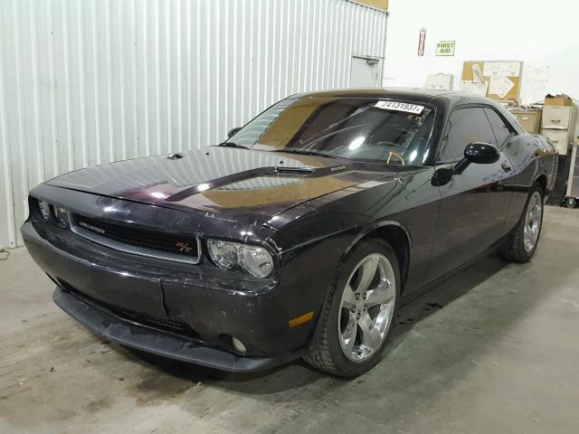 2C3CDYBT3DH686015 - 2013 DODGE CHALLENGER BLACK photo 2