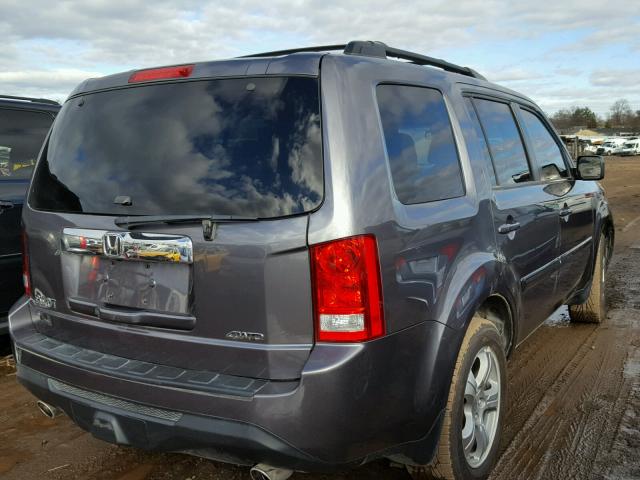 5FNYF4H5XFB048429 - 2015 HONDA PILOT EXL GRAY photo 4