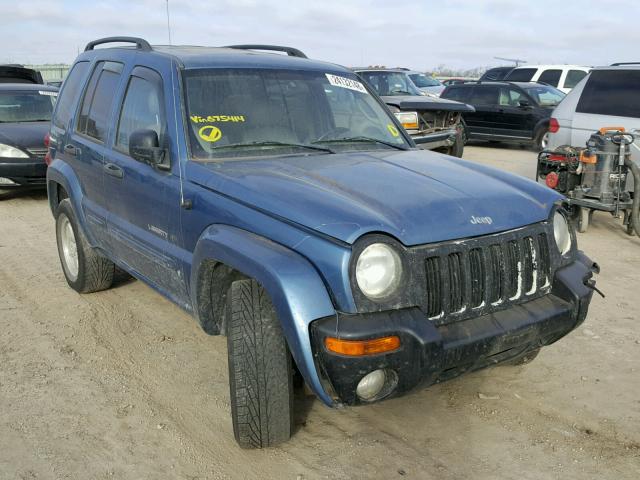 1J4GL58K73W675414 - 2003 JEEP LIBERTY LI BLUE photo 1