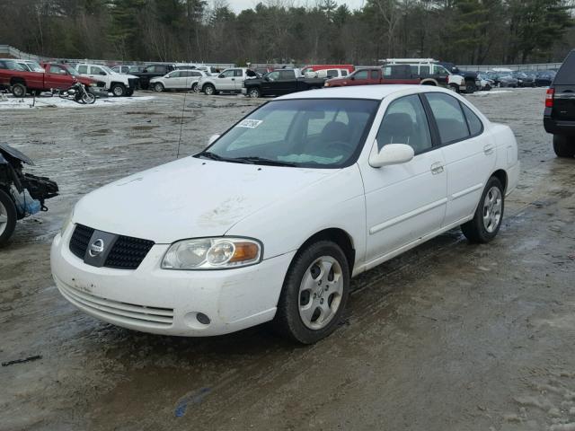 3N1CB51D94L470982 - 2004 NISSAN SENTRA 1.8 WHITE photo 2