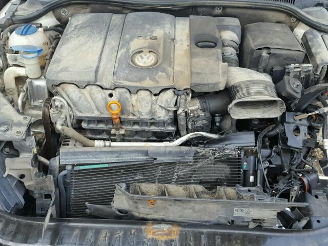 3VWDX7AJ8BM381557 - 2011 VOLKSWAGEN JETTA SE WHITE photo 7