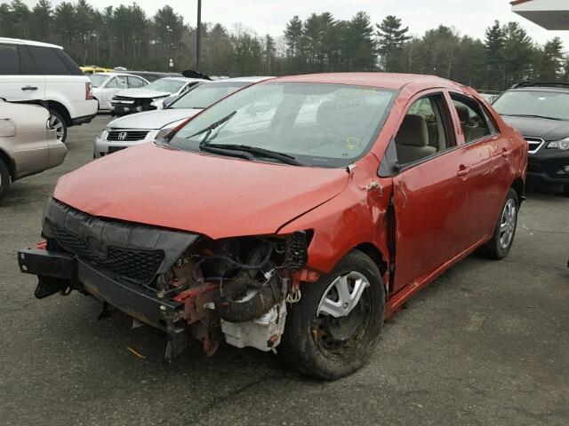 JTDBL40E09J022025 - 2009 TOYOTA COROLLA BA RED photo 2